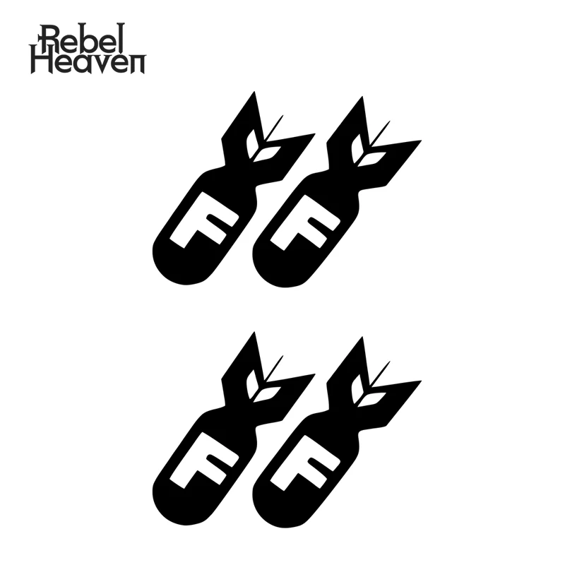 Rebel Heaven Забавный Zombie F шокер палец наклейка на мотоцикл автомобиль Стайлинг