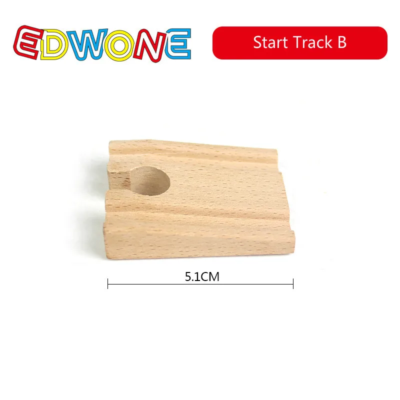 EDWONE все виды деревянных дорожек часть бука деревянная железная дорога железнодорожные пути игрушки аксессуары подходят для Toma s Biro