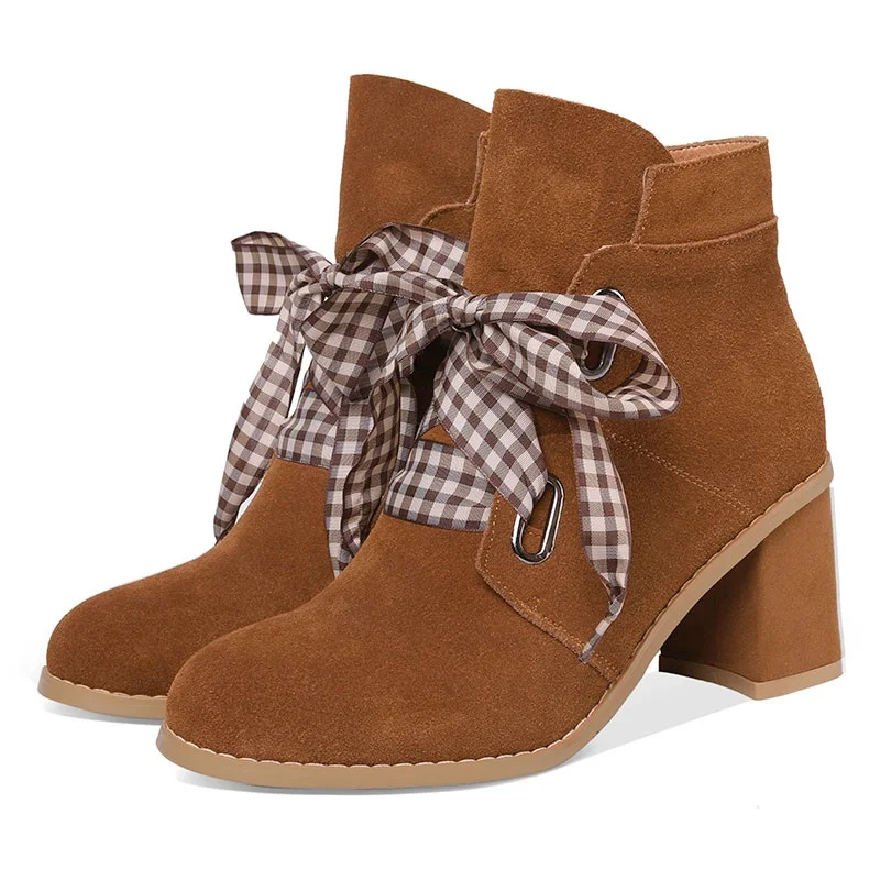 Женские ботильоны новый стиль zapatos mujer теплые туфли-лодочки с круглым носком