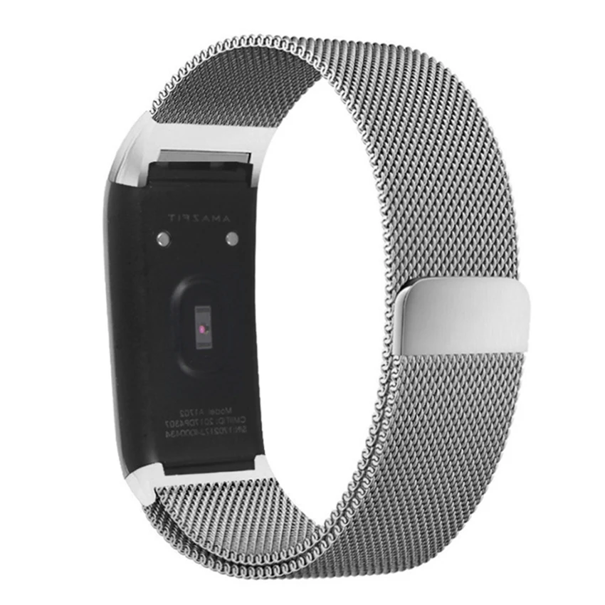 Для Xiaomi Huami Amazfit Cor Midong смарт-Браслет замена металла Миланская нержавеющая сталь