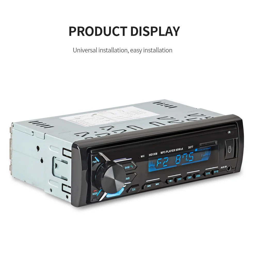 2018 распродажа новая панель FM радио для автомобиля 12 В Bluetooth V3.0 аудио стерео SD mp3