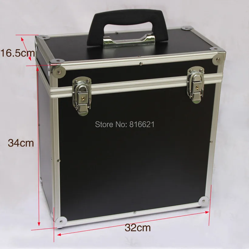 Ящик для инструментов Qili максимальный черный пластиковый ящик контейнер