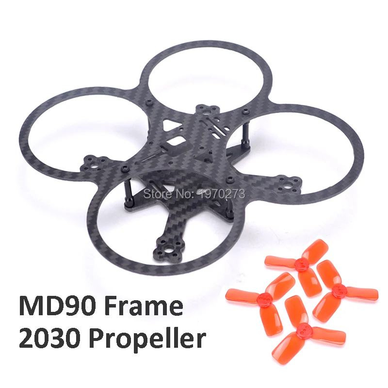 Мини MD90 90 мм полный углеродное волокно FPV гоночный Квадрокоптер рамка Комплект MD +