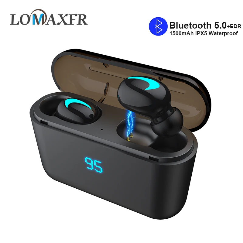 Tws, беспроводные наушники, Bluetooth 5,0, гарнитура, 3500 мА/ч, внешний аккумулятор, настоящие наушники, стерео наушники, вкладыши, наушники для xiaomi iphone