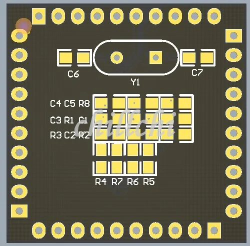 Tms320f28027pt Минимальные системные платы основной плате Совет по развитию