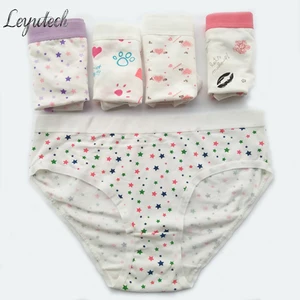 Leyutech Sexy Panties Underwear Women Cotton Panty Print 5 Pcs/lot Briefs Tanga Cute Thong For Women Underwear Calcinhas Cueca