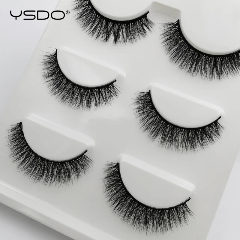YSDO 1 коробка искусственные ресницы 3d из норки для макияжа 3 пары | Красота и