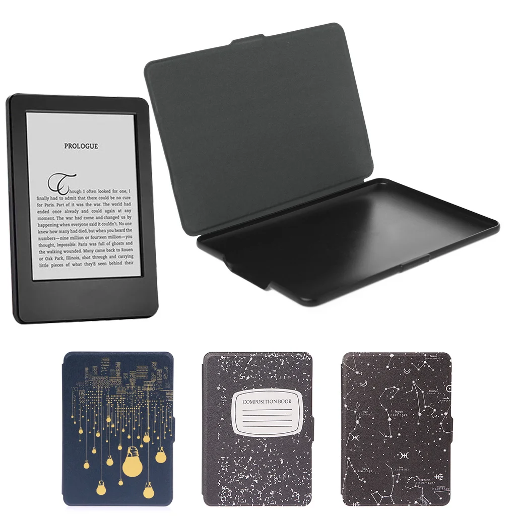 

BGEKTOTH Leather Protective Cover Case Tablet Stand For Amazon Kindle Paperwhite 1/2/3