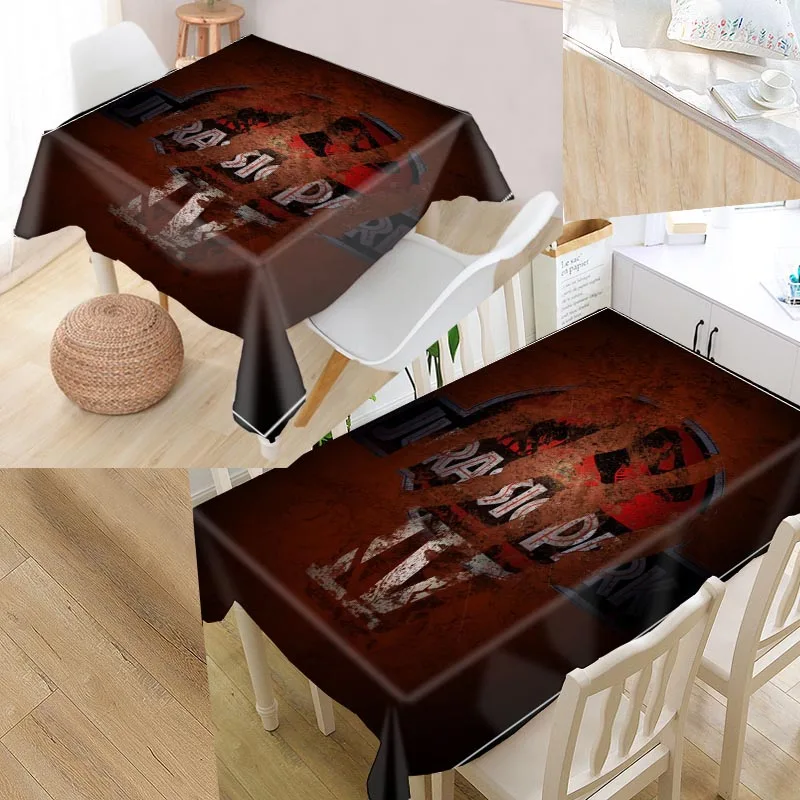 16 Jurassic Park Custom Table Cloth Oxford Print Rectangular Waterproof Oilproof Table Cover Square Wedding Tablecloth P - Цвет: 16