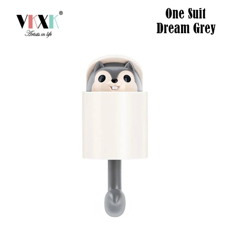 

Tremble the same squirrel hook Home Cartoon cute KEY STICKER NEW fun creative mini-retractable hook