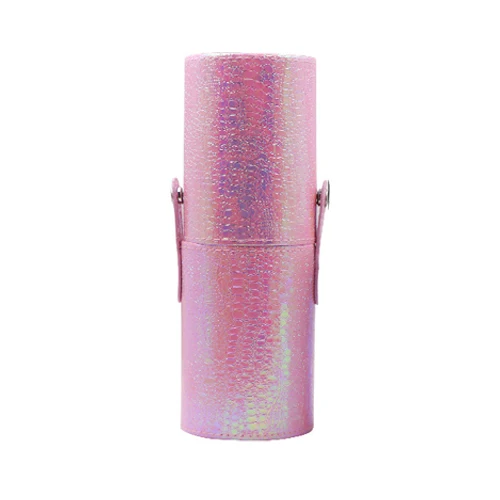 Pink B Полиуретановая коробка для хранения кистей для макияжа, женская помада-карандаш, косметический Органайзер для красоты, домашний настольный корпус для ванной комнаты, аксессуаров - Цвет: Pink B