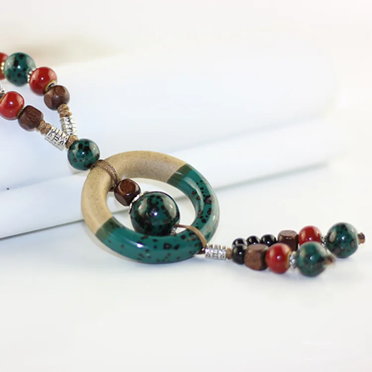 2018 г. Лидер продаж Модные ручной работы Керамика строка Бусины длинная прядь