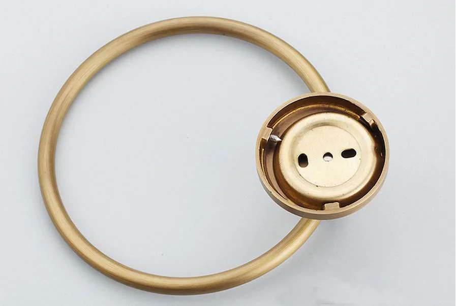 Бесплатная доставка кольцо для полотенец медная Античная бронзовая отделка