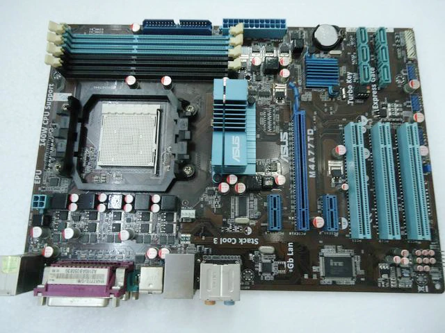 Оригинальная настольная Материнская плата ASUS M4A77TD DDR3 AM3 материнская плата полностью открытая материнская плата 770