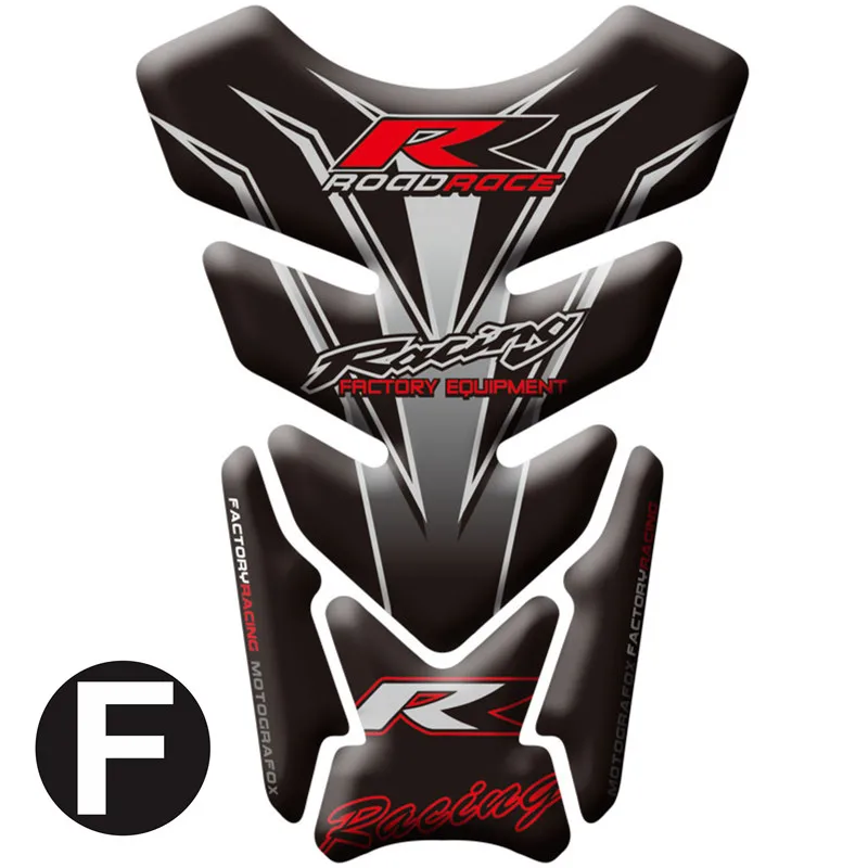 F Мотоцикл 3D топливный бак Pad защитные наклейки для Honda Hornet CB600F CB900F CB1000R 1998-2013 наклейки - Цвет: F