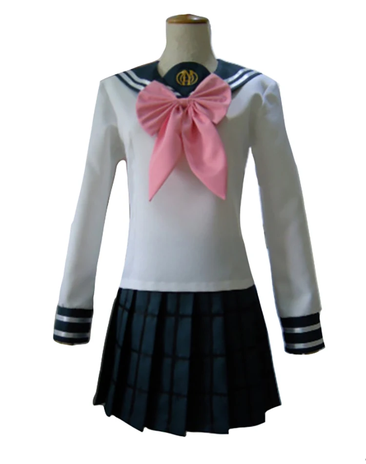 2019 аниме Dangan Ronpa Danganronpa Sayaka Maizono Униформа куртка юбка розовый галстук костюмы для
