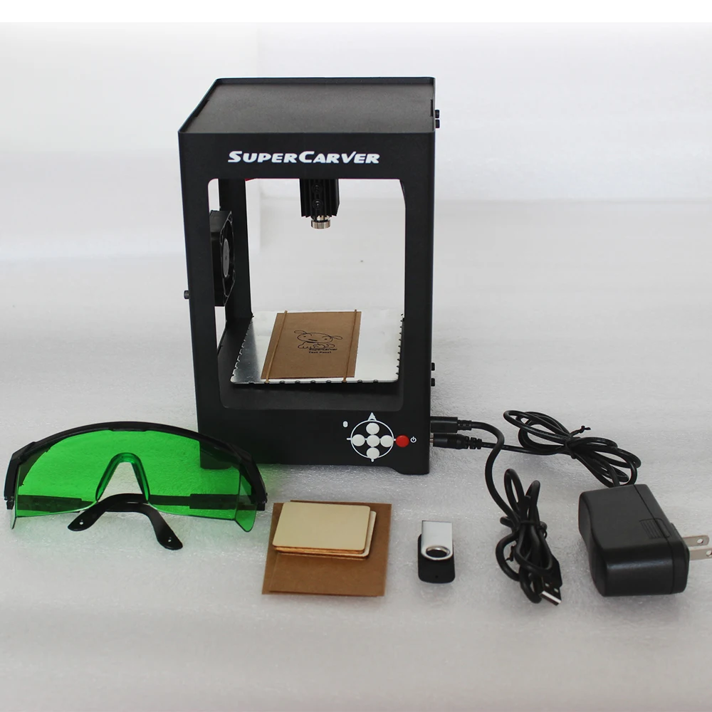 Супер Карвер 1000 мВт Лазерная гравировальная машина мини лазерный гравер ЧПУ