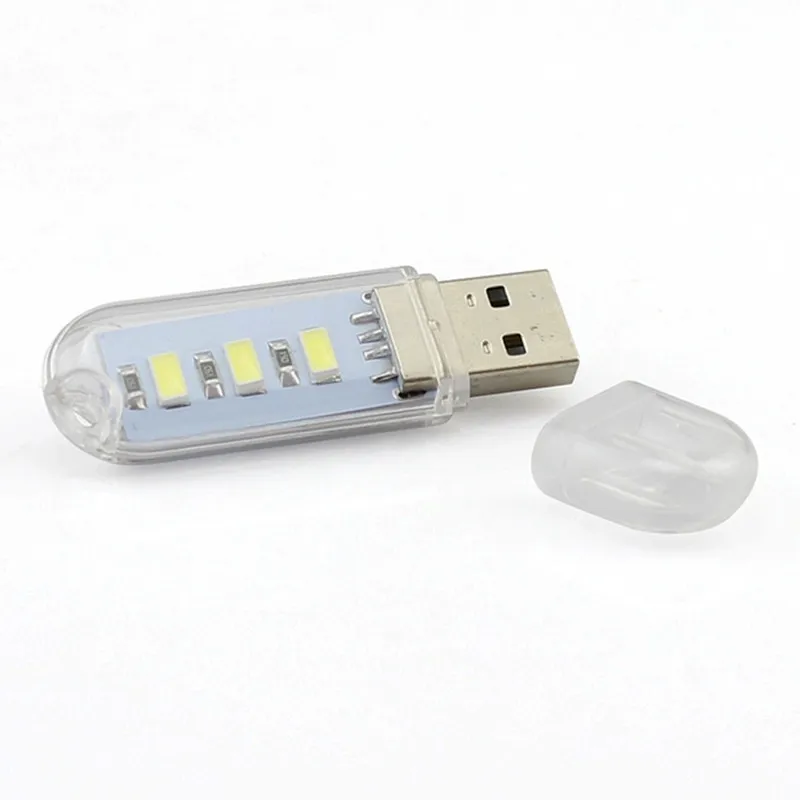 USB LED чтение ночник 3 светодиода 5730 5 В DC привело Книга настольная детская комната