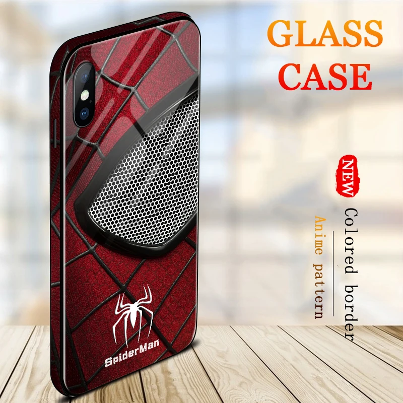Чехол для телефона super hero чехол iPhone 7 8 6S Plus X XR XS MAX Marvel Мстители Бэтмен Супермен venom