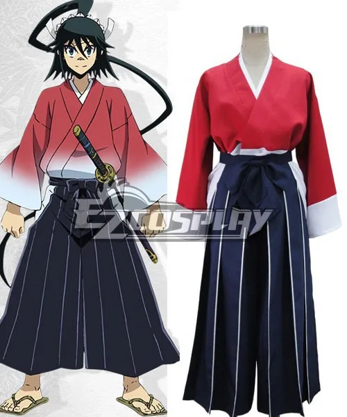 

MushiBugyou Jinbei Tsukishima Cosplay Costume E001