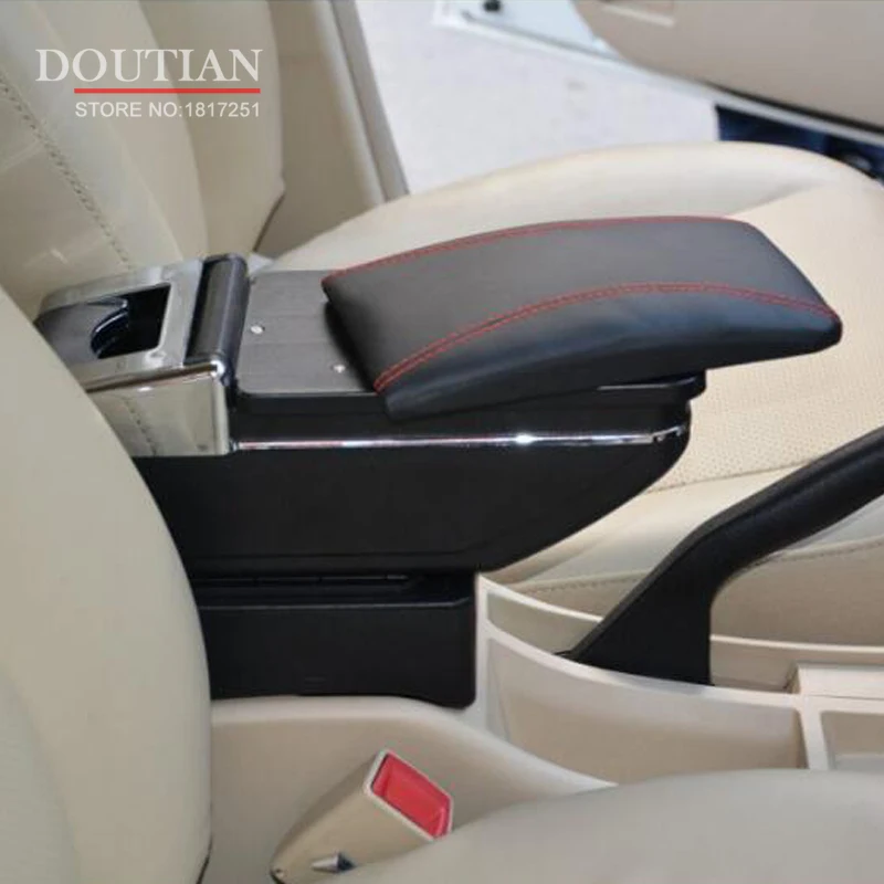 Для hyundai solaris 2 подлокотник коробка центральный магазин содержимое коробка с подстаканником продукты интерьер автомобиля аксессуары