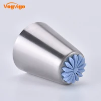vogvigo decorating mold chocolate cookie valentine heart flower fondant cake nozzles diy stainless steel icing piping nozzle