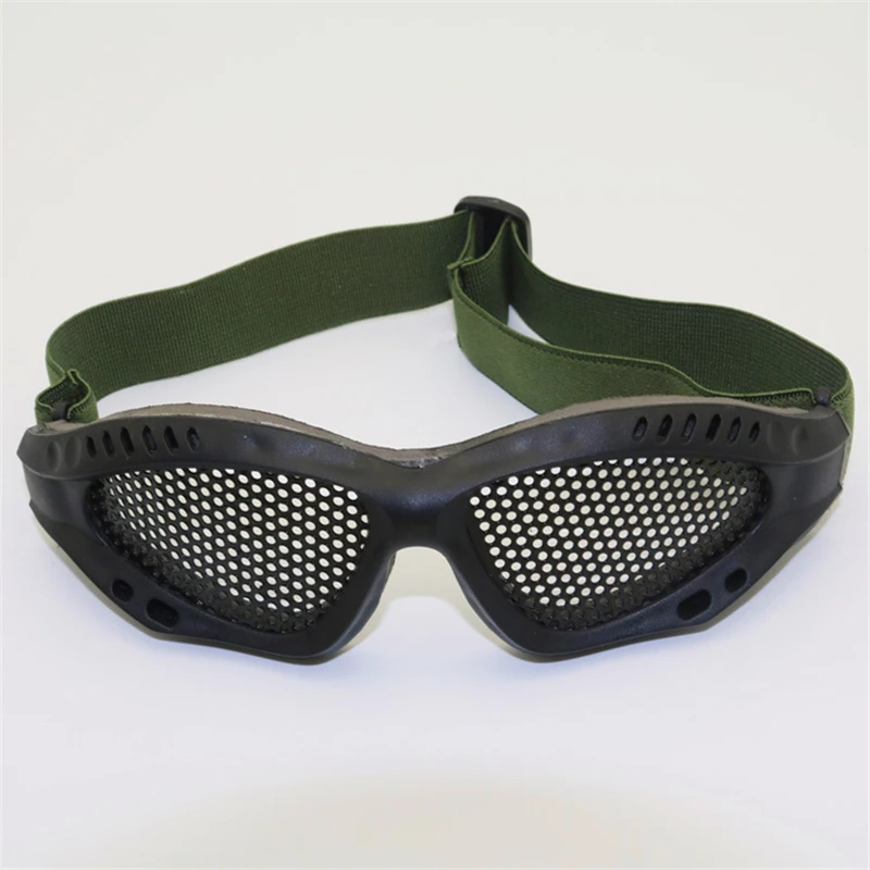 Cs камуфляжные пластиковые прочные игрушечные очки для ружья защита уличных