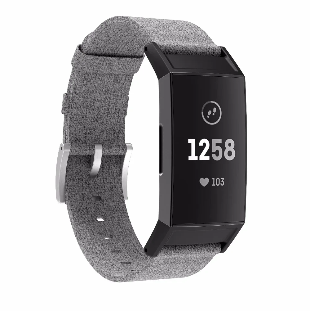 Ремешок на запястье ремни для Fitbit Charge 3 умный Браслет тканый браслет холст замена часы ремешок для Fitbit Charge3