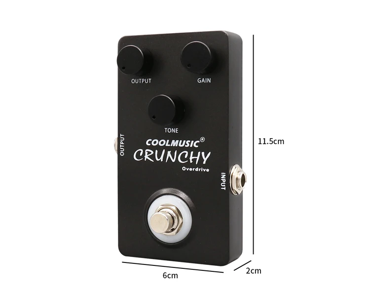 Coolmusic 9V Overdrive педаль бас-гитары педаль эффектов