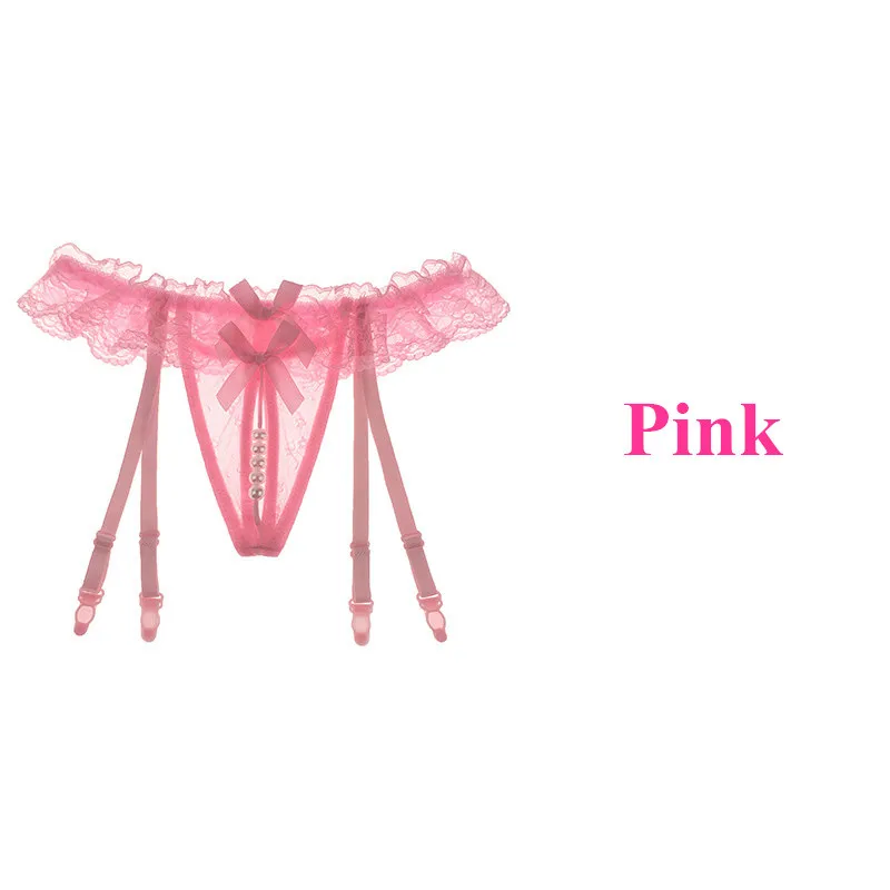 Style 2 Pink Garter Сексуальное нижнее белье, кружевные сексуальные чулки, набор, горячее женское нижнее белье, женские нейлоновые чулки до бедра, подвязки, колготки на подтяжках, пояс - Цвет: Style 2 Pink Garter