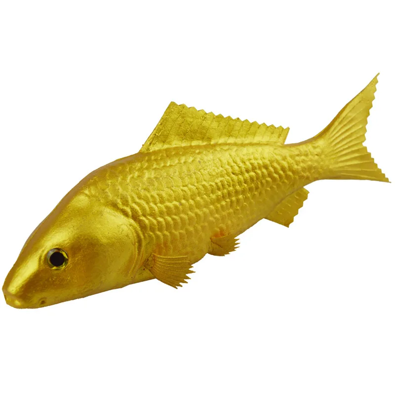 Gresorth 9 2 дюйма искусственный карп с имитацией золота украшение в виде рыбы игрушка