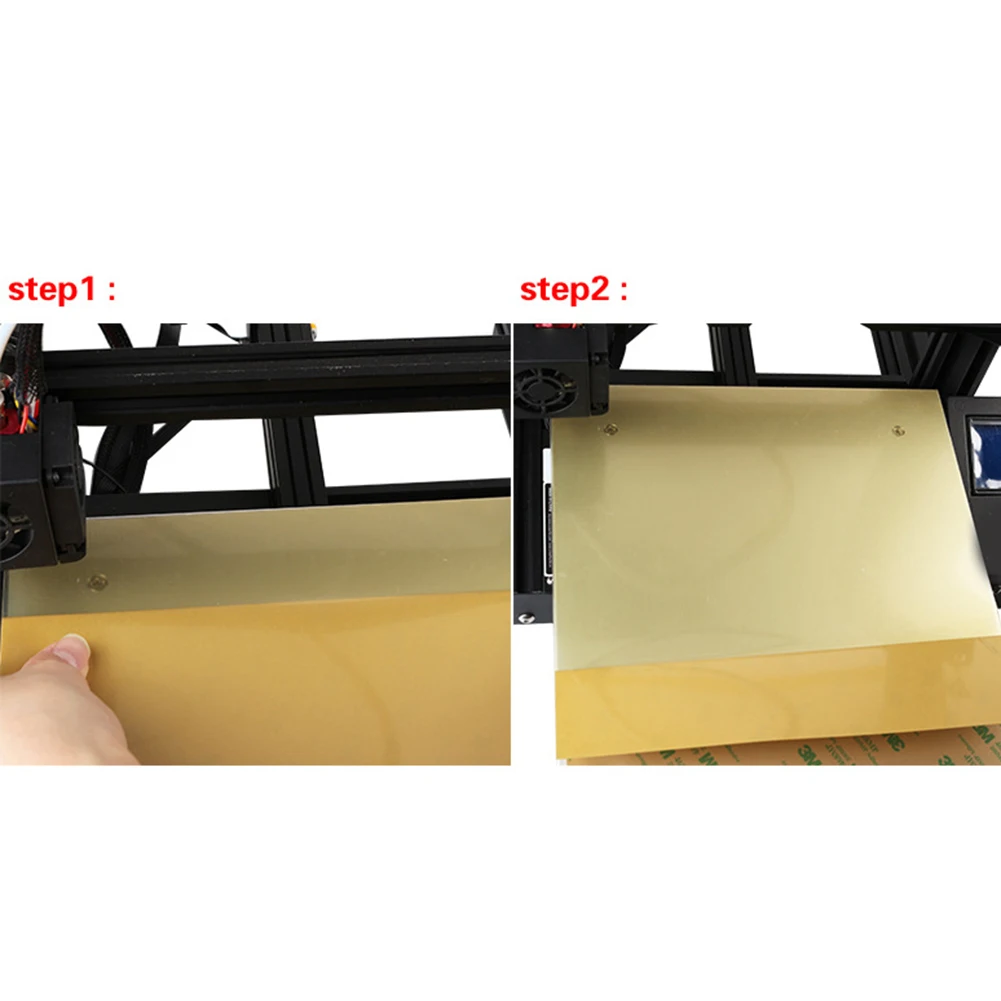 Новая горячая стальная пластина с клеем пей подогревом простыни 3d принтер