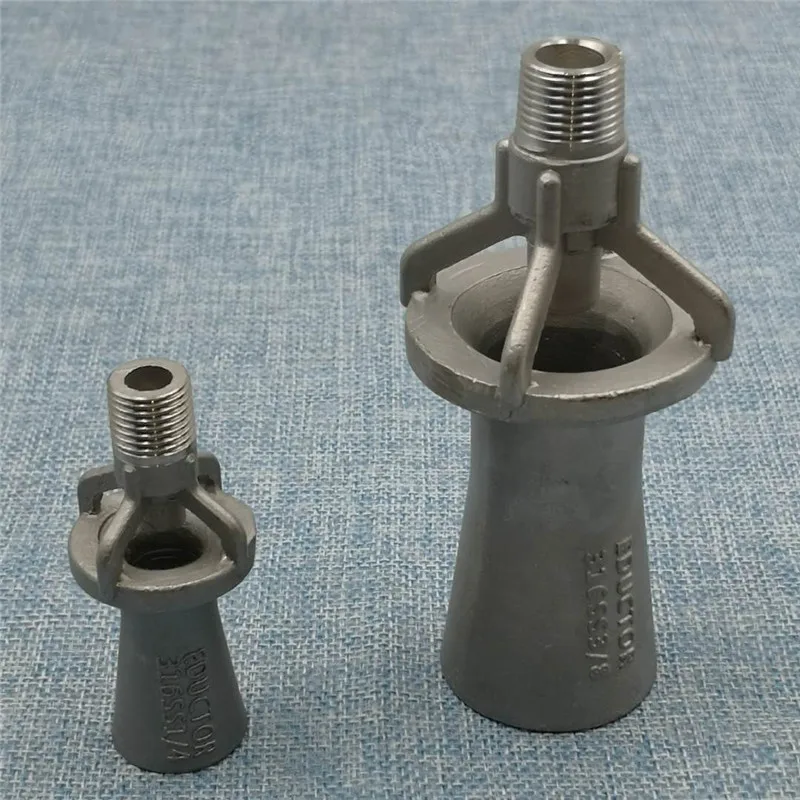 Промышленное образовательное сопло venturi educotor jet 1/4 дюйма 3/8 1/2 1 дюйм 3/4 размер