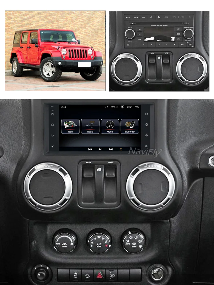 Android 8,1 HD 1024*600 головное устройство gps Navi Радио Стерео dvd-плеер для автомобиля JEEP Патриот компас DODGE Journey Chrysler Sebring