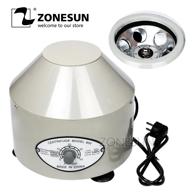 ZONESUN 800 настольная электрическая центрифуга для медицинской лаборатории