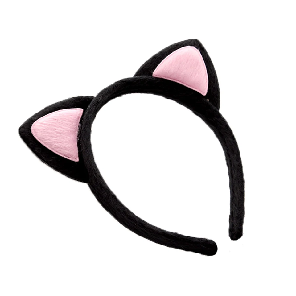 Girls Cat Ears Headband Plush Headbands for Women Hot explosion Popular Hair Accessories | - Фото №1