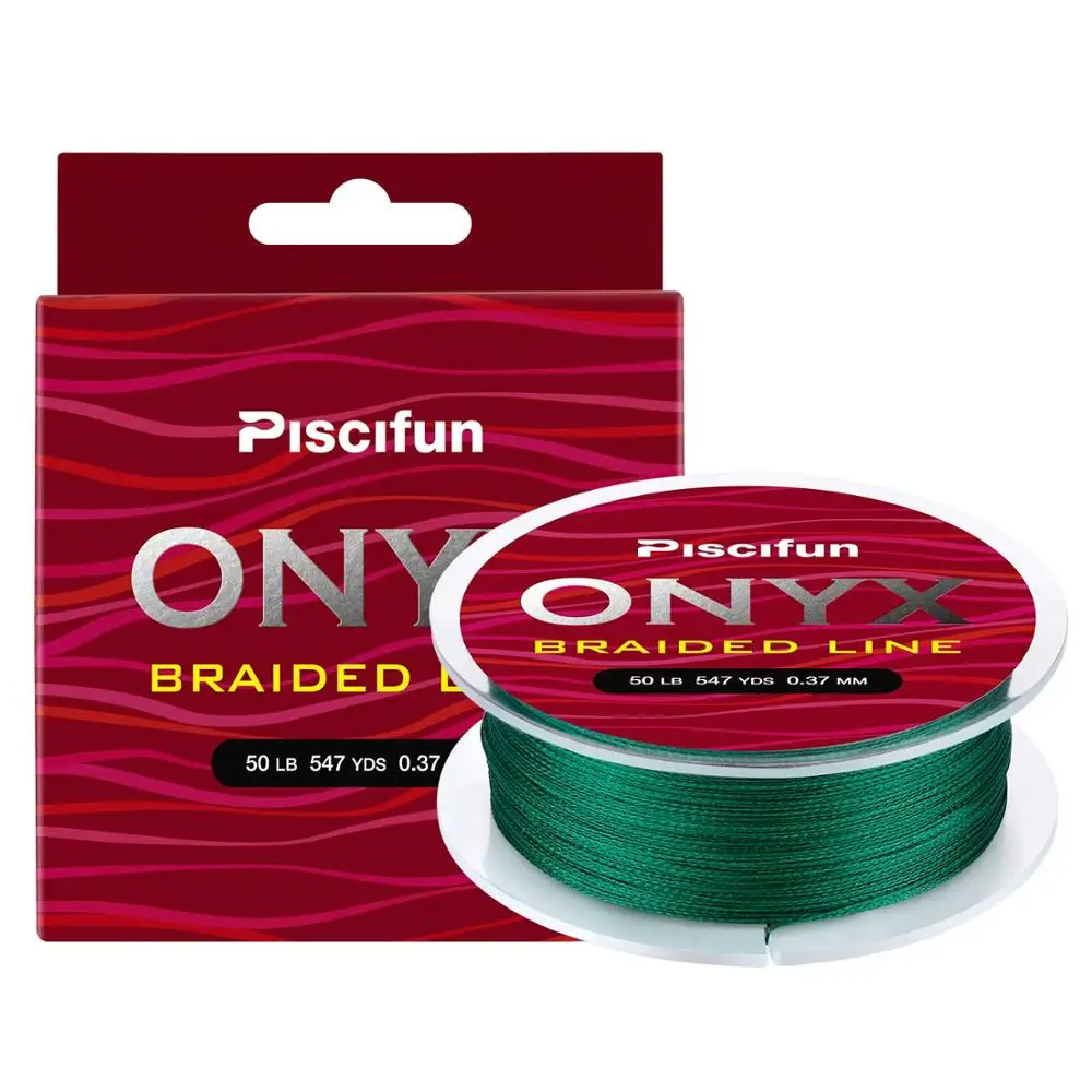 Зеленый Piscifun 500 М ЧП Плетеная Леска 10lb 20lb 25lb 30lb 40lb 45lb 50lb 60lb 80lb 100lb 150lb Super Strong Multifilament Рыбалка линии - Цвет: Зеленый