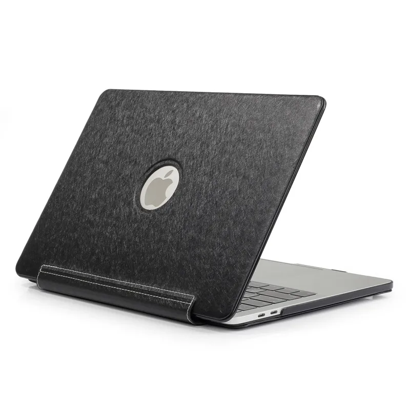 Жесткий защитный чехол из искусственной кожи с покрытием для MacBook Air Pro retina 11 12 13 15 дюймов с/без сенсорной панели и Touch ID