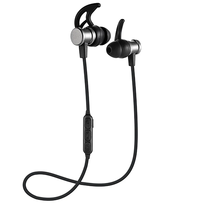 Bluetooth гарнитура Металлическая магнитная с шумоподавлением и голосовыми