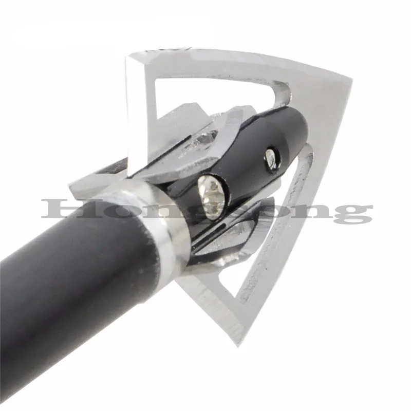 

6Pcs Arrow Shafts Bow Hunting Arrow Heads Arrow Tips 100 Grains Archery Hunting Screw Arrow Broadheads Archery Equipment