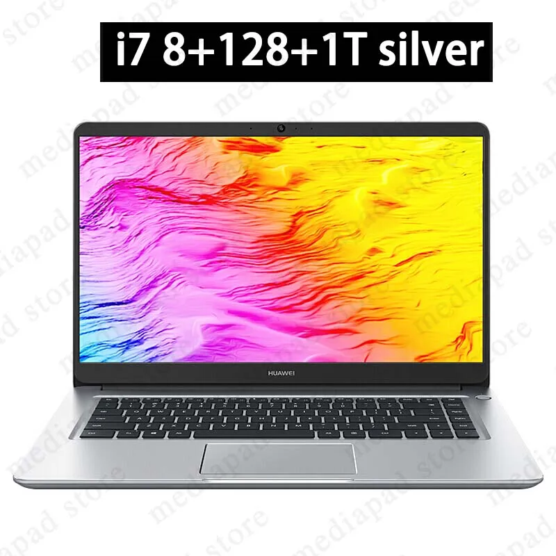 huawei MateBook D 15,6 дюймов ips ноутбук Windows 10 Intel i5-8250U/i7-8550 cpu 8 Гб DDR4 128 Гб SSD FHD 1920x1080 ноутбук - Цвет: i7 8G 128G 1T silver