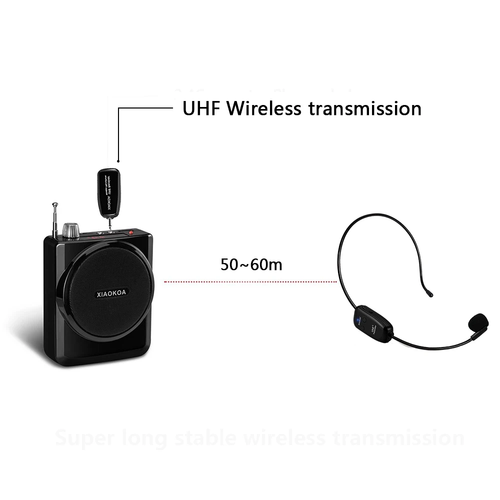 Новое обновление UHF беспроводной микрофон усилитель голоса Динамик для учителя руководство компьютер телефон камера Аудио Громкий динамик XIAOKOA