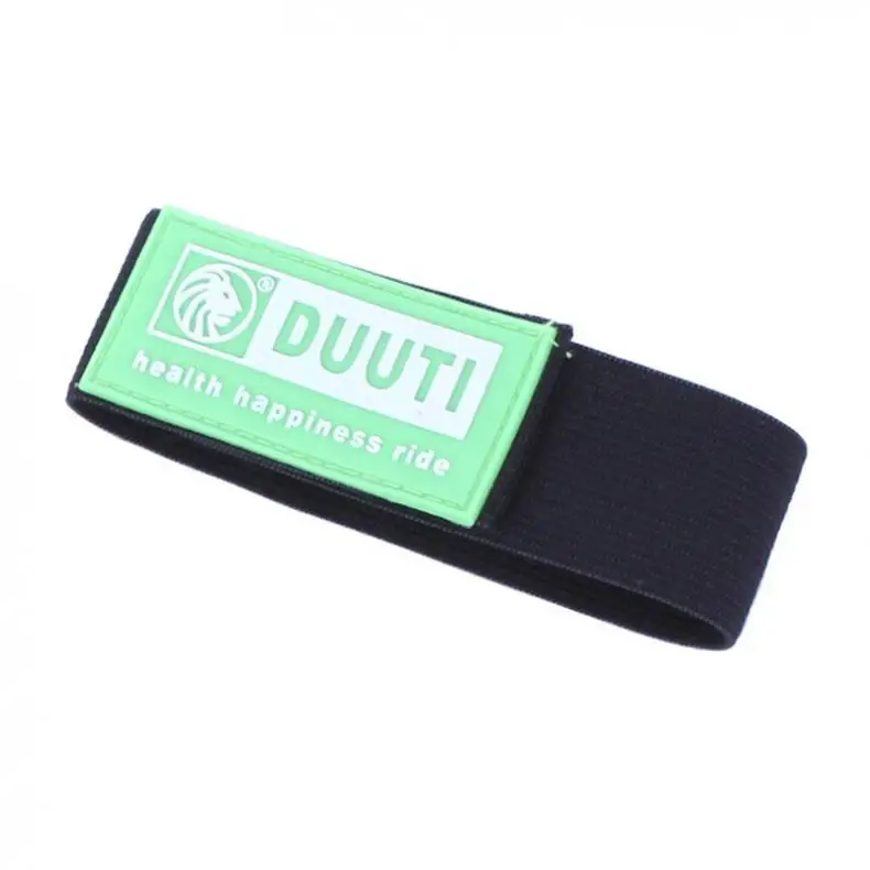 DUUTI, 2 шт., черные, для велосипеда, эластичные, для лодыжки, для ног, для запястья, для безопасности, для штанов, с зажимом, для бега, для велоспорта
