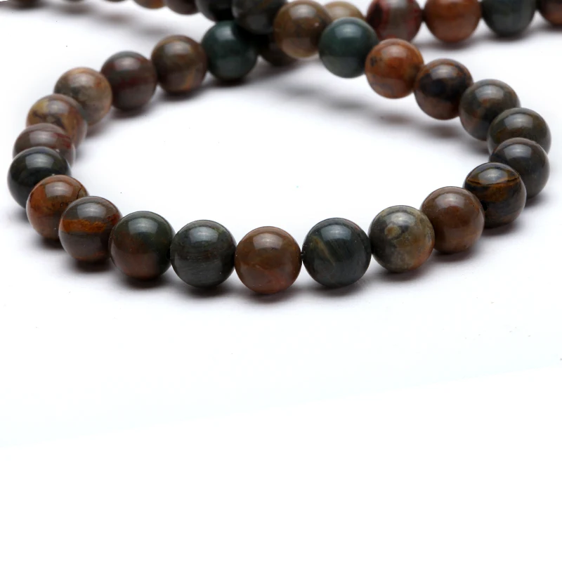 2018 Fashion jewelry Colorful stone beads Round 4 mm/6 mm/8 mm/10 mm natural Charms Beads for making | Украшения и аксессуары