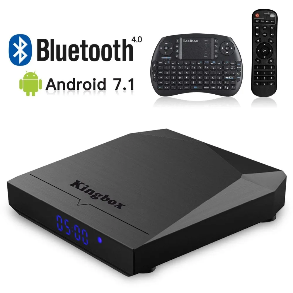 Нового Kingbox K3 Android 7 1 ТВ коробка S912 + 5 г Двойной Wi-Fi/BT4.0/1000 м LAN/2 ГБ 16 4 - Цена: 7444.9