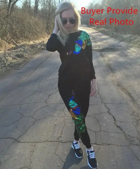 Новый 2018 зимний костюм для девочек пуловер с принтом в виде героев мультфильмов