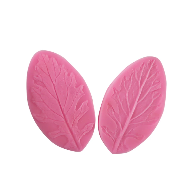 Yueyue Sugarcraft 2 pc Newest Leaf design silicone cake mold fondant decorating tools chocolate gumpaste | Дом и сад