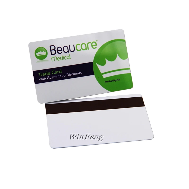 200Pcs/lot Customized Printing CR80 Standard CMYK Full Color VIP Membership PVC Card with Magnetic Stripe | Безопасность и защита