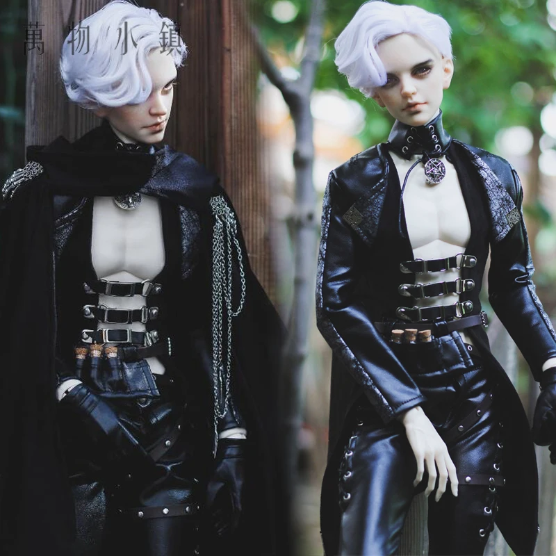 Черный кожаный костюм BJD Uncle 1/3 SD SSDF Одежда для кукол|doll clothes|sd doll clothesbjd clothes |