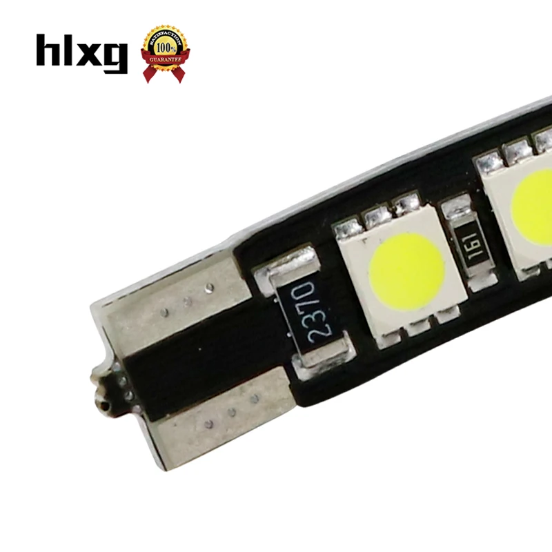HLXG 10 шт. 6SMD T10 LED W5W 192 194 автомобильный клиновидный парковочный боковой свет